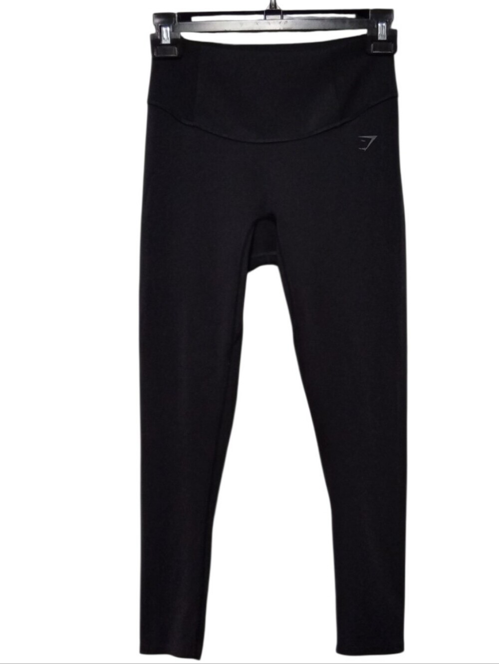 Gymshark Studio 7/8 Leggings Womens S Black High Waisted Yoga Workout